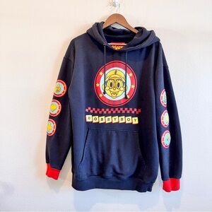 Y2K Graphic Streetwear Anime Skater Hoodie Oversized Harajuku Pop Art Retro XL